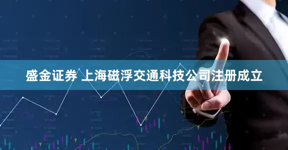 盛金证券 上海磁浮交通科技公司注册成立